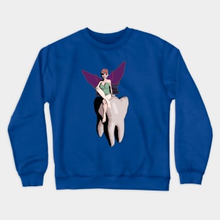 Tooth Fairy Pin Up Crewneck Sweatshirt